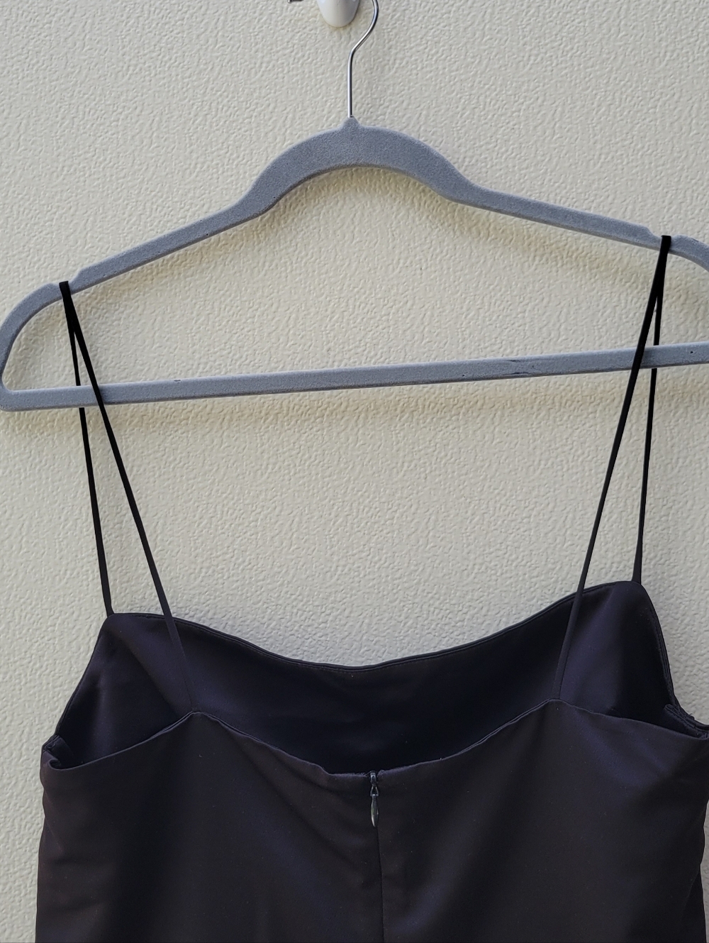 Topshop Satin Slip Dress in Deep Purple Women Mini Size 8. - Picture 4 of 11